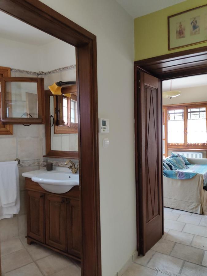 Cozy Blue Stone House With A Great Sea View. Βίλα Τσαγκαράδα Εξωτερικό φωτογραφία